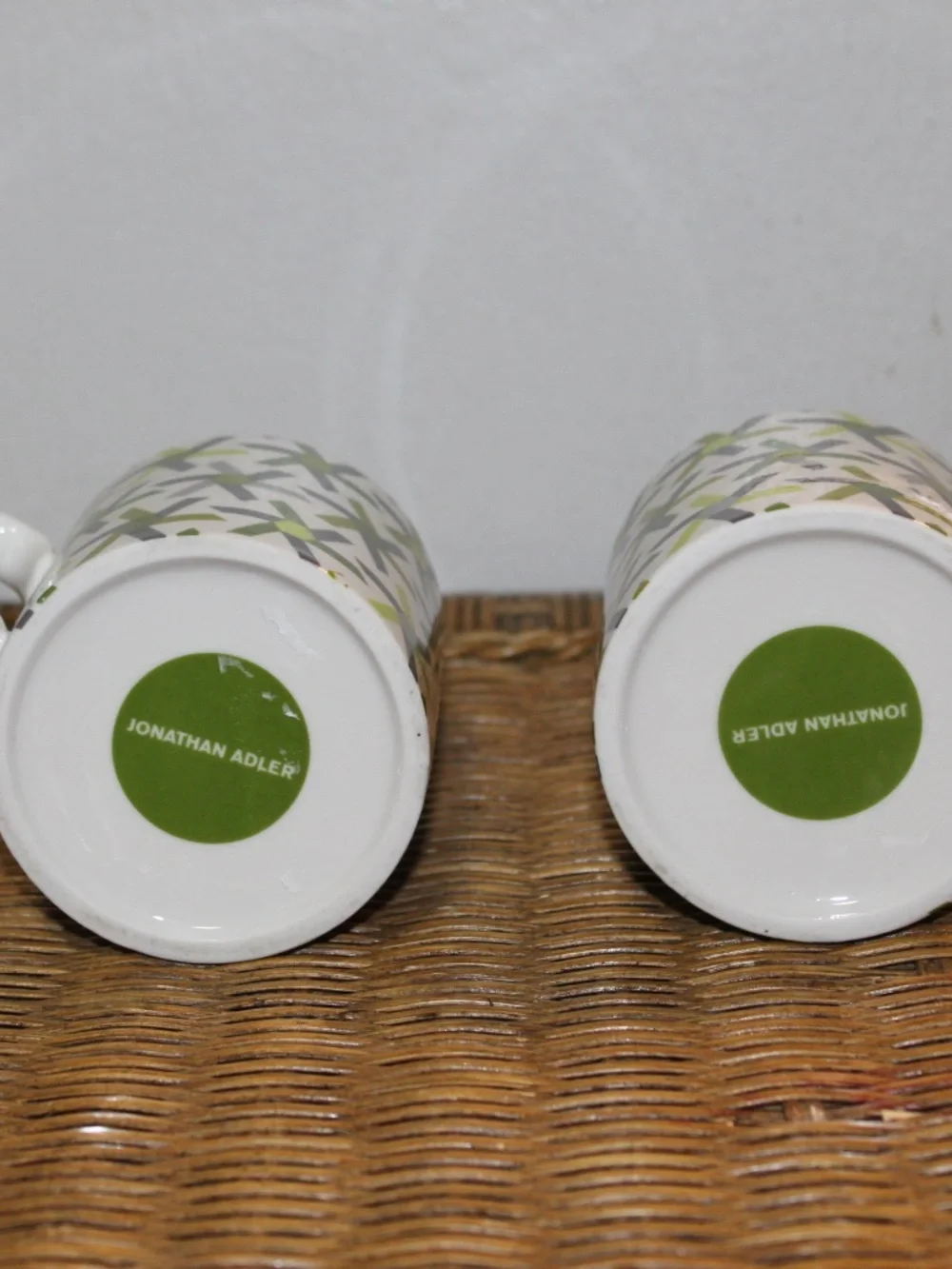 Jonathan Adler. Ceramic Coffee Mugs. Set of 2. NWOT
